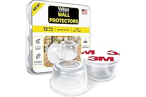 12 Pack Self-Adhesive Pocket Door Bumper & Wall Protectors