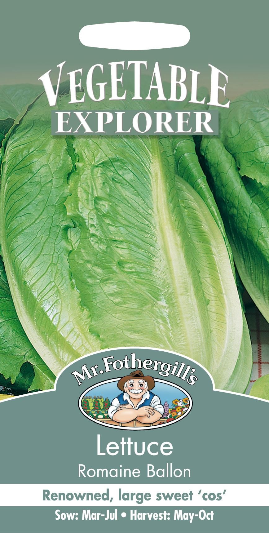 Pictorial Packet - Vegetable - Lettuce Romaine Ballon - 100 Seed
