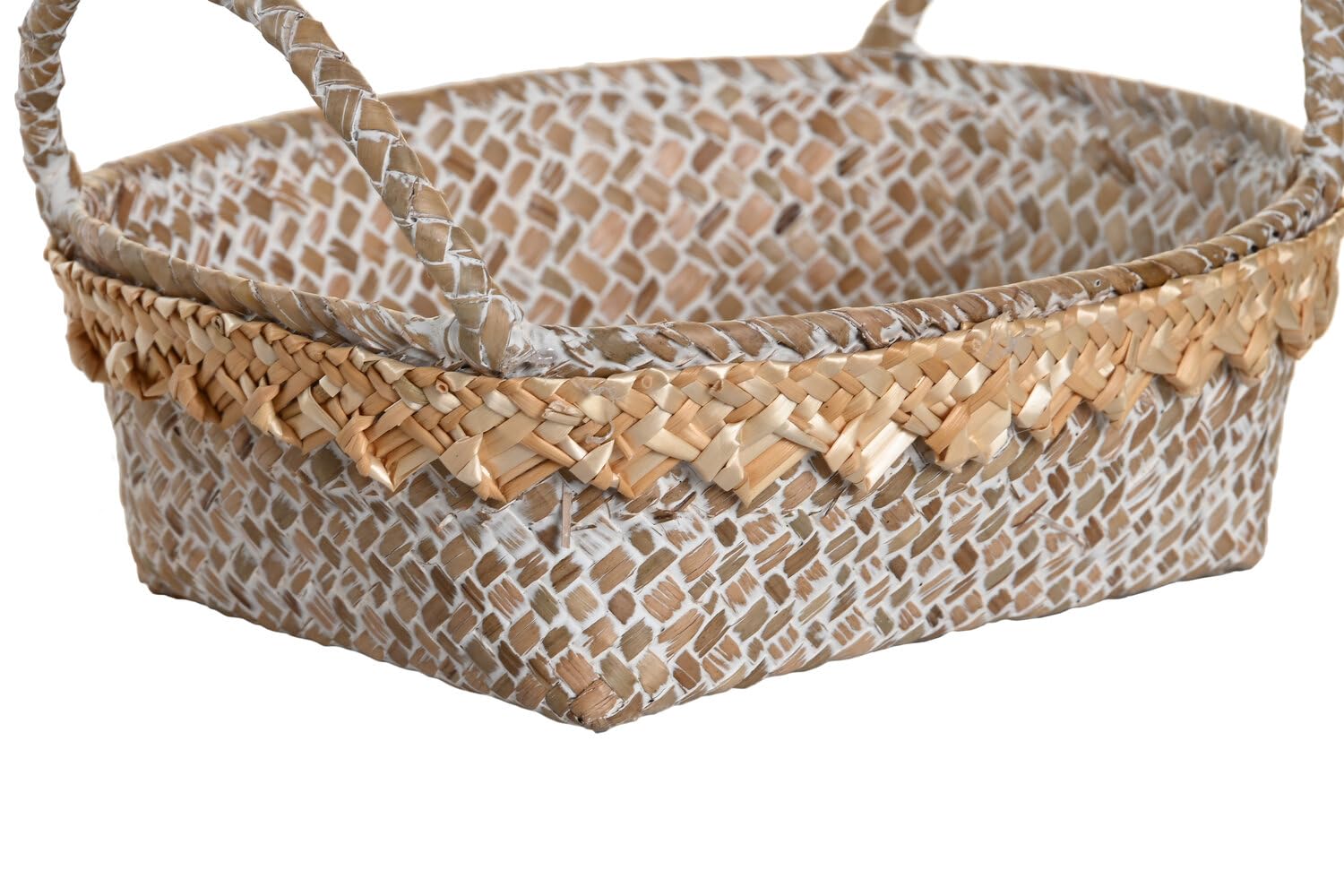 Cesta Set 4 Fibra 33x25x12 Decape Natural 25x33x12 cm