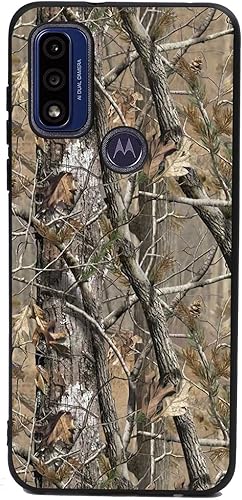 Compatible con Motorola Moto G Pure Camouflage Case, diseño de camuflaje de grano de madera vieja para moto, mujeres y hombres, funda protectora a