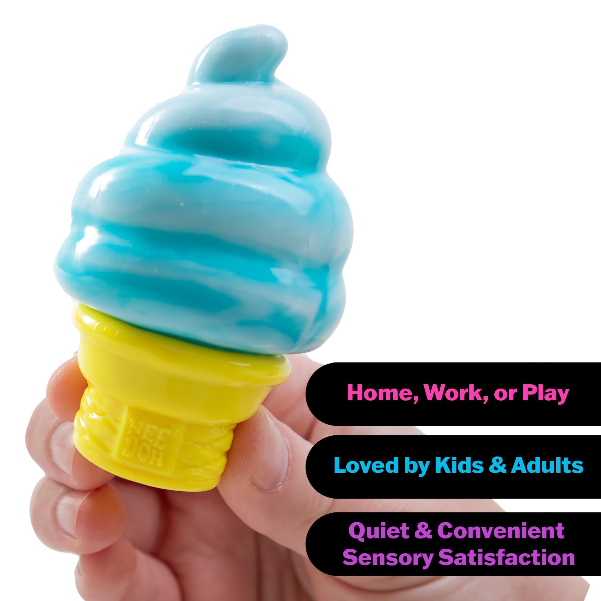 NEEDOH ニードゥ Nice Cream ナイスクリーム 4個セット Amazon.com: Schylling Needoh Nice Cream Cone - Juguete sensorial