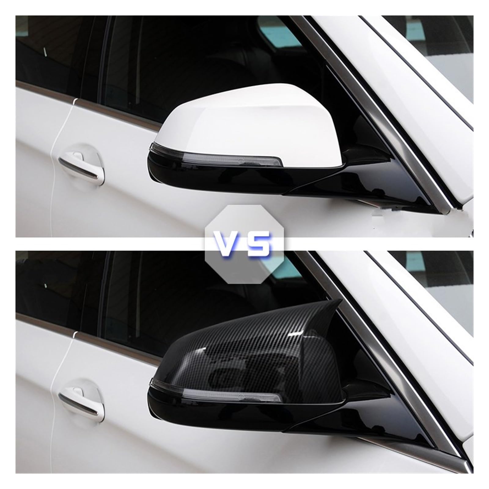 Coques De Rétroviseur Pour BMW Série 5 F10 F11 F18 LCI 2014-2017 - Accessoire De Remplacement, Couleur Black Brillant