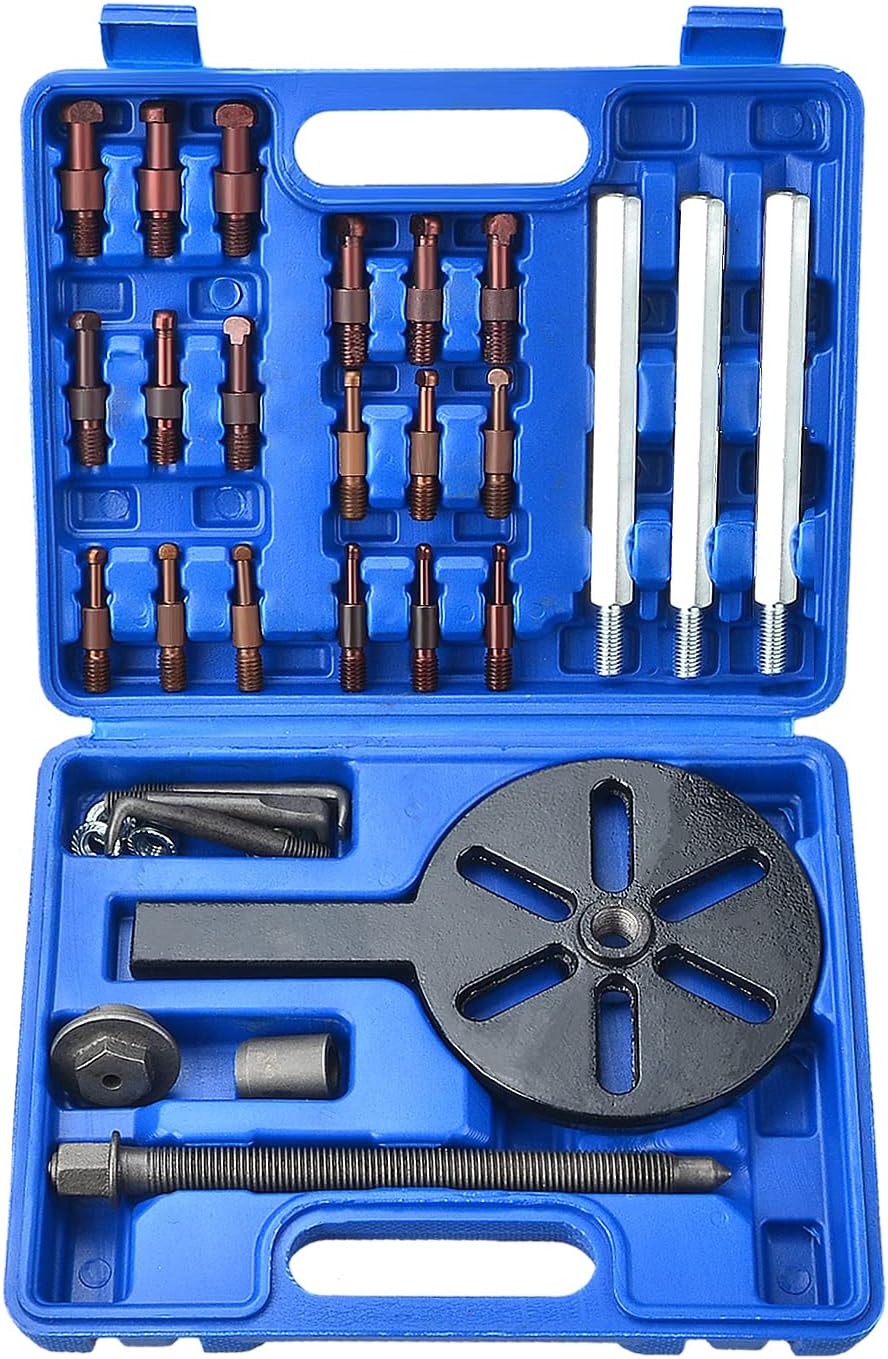 Set Estrattori Cuscinetti 21 Pezzi | Per Fori Interni Con 6 Ganasce E Ganci | Smontaggio Senza Danni - Foto 6