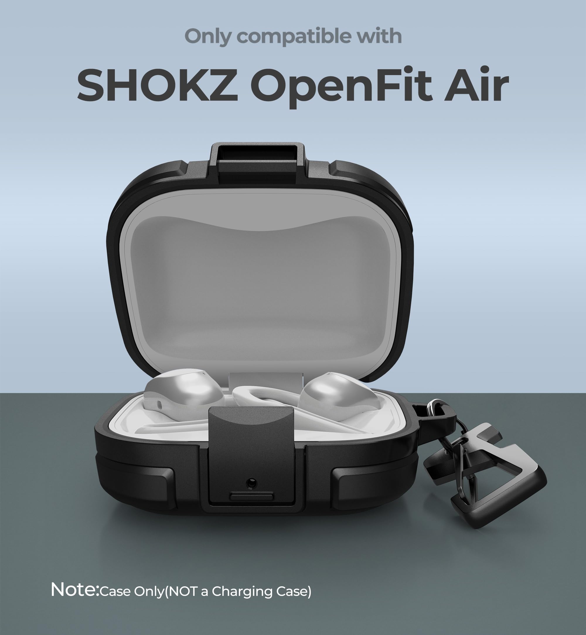 Amazon | Dexnor for SHOKZ OpenFit Airケース 落下防止ロック付き 耐