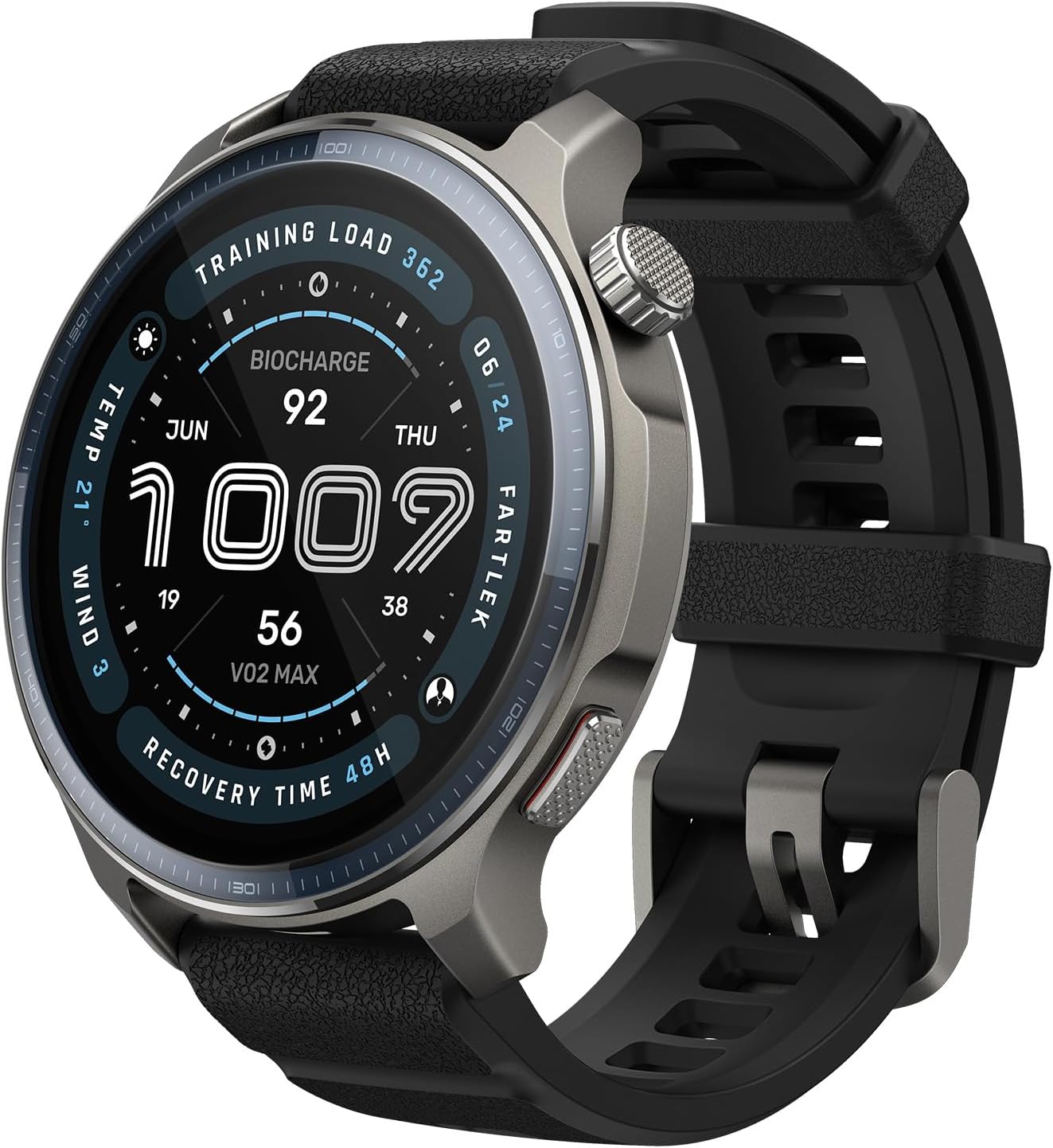 Product image of Amazfit Balance 2 Smartwatch 47mm 1.5'' AMOLED Sapphire Glass, Offline-Karten, Dualband-GPS, 21 Tage Akkulaufzeit, 170+ Sportmodi, HYROX & Golfmodus, Herzfrequenz & Schlaftracking für Android & iPhone