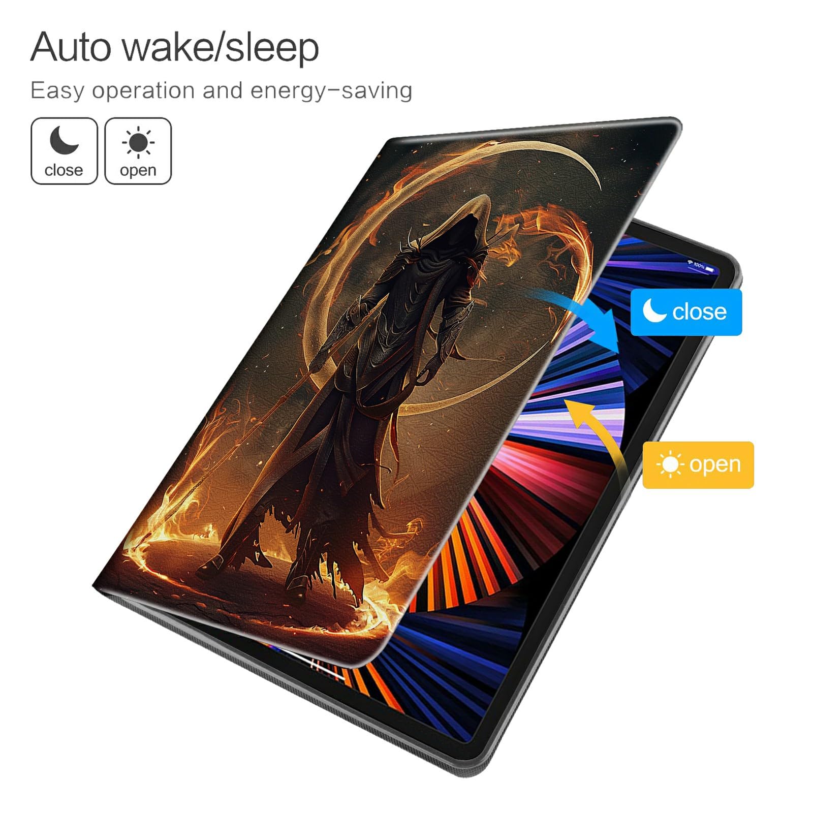 LiuShan Teclado Funda Para Fire HD 10,Detachable