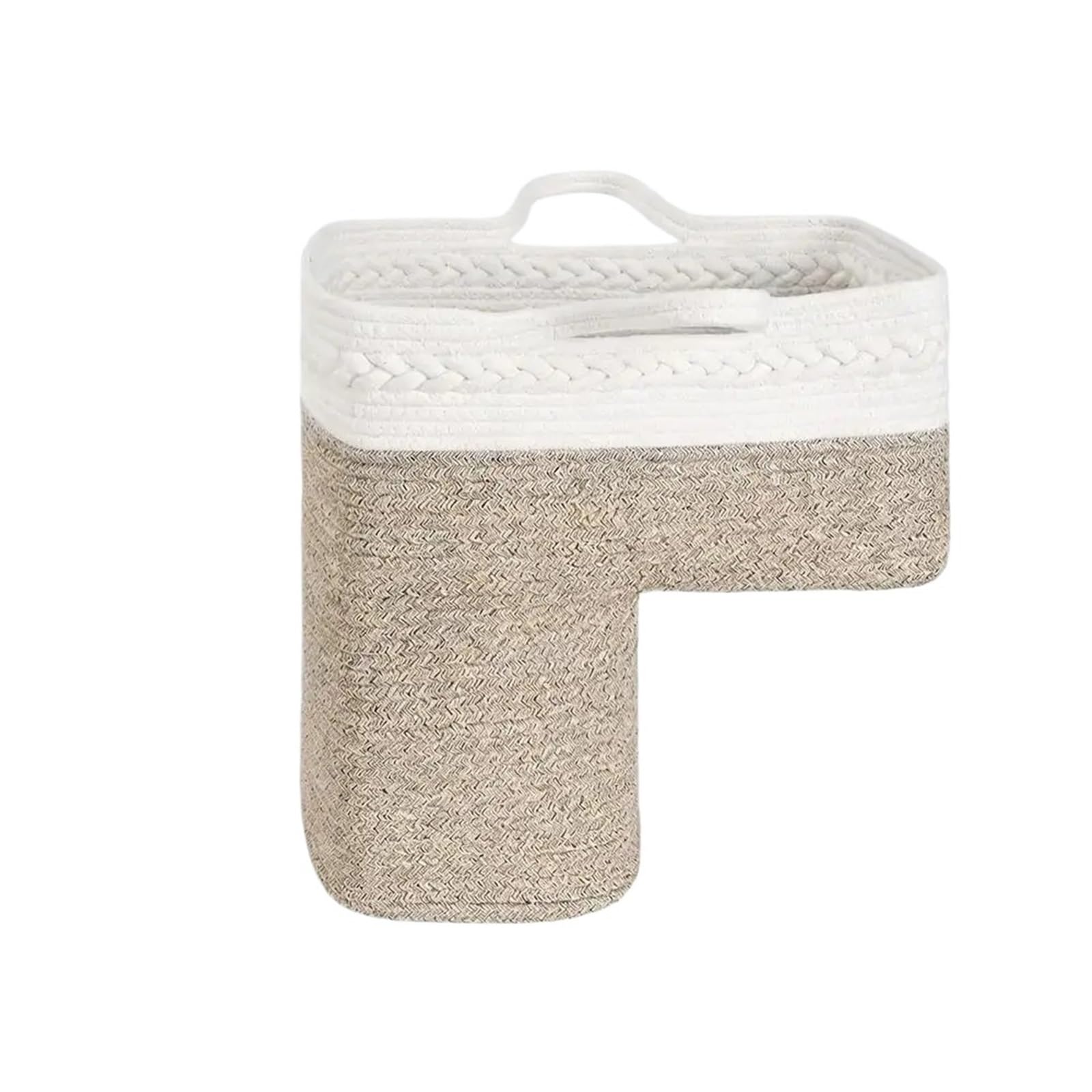 Stair Basket Cotton Rope Staircase Organizer Laundry For Stairs For Stairway Clothes For Carpeted