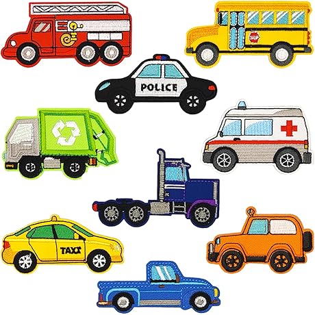 9PCS Kids Iron on Patches, Perfect Dress Up Accessories for Clothes Decoration