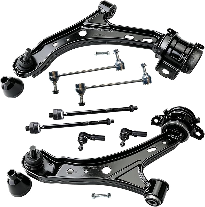 Kit de braços de controle inferiores dianteiros KDSA para Ford Mustang 2005–2010 – 8 peças