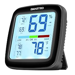 SMARTRO SC42 Professional Digital Hygrometer Indoor Thermometer Room Humidity Gauge Pro Accuracy Calibration