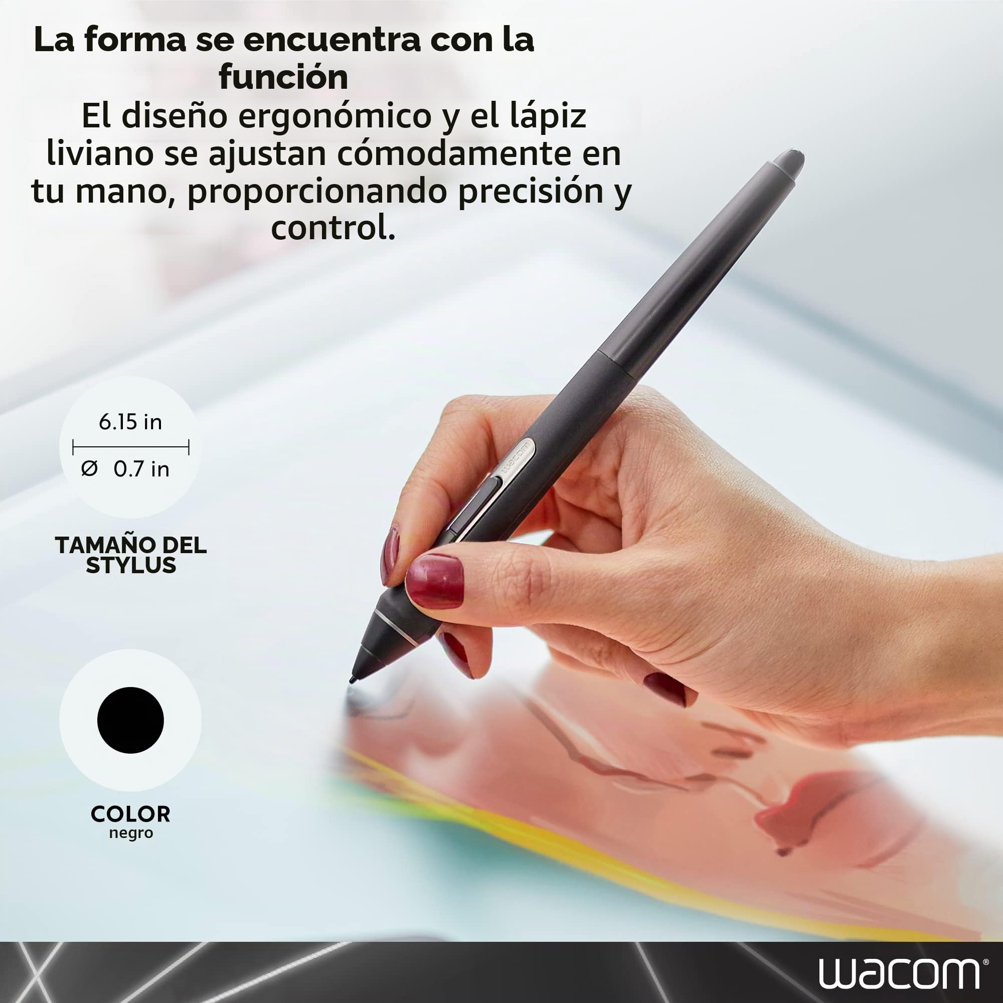 Amazon.com: Wacom KP504E Pro Pen 2 con estuche, negro | Built for