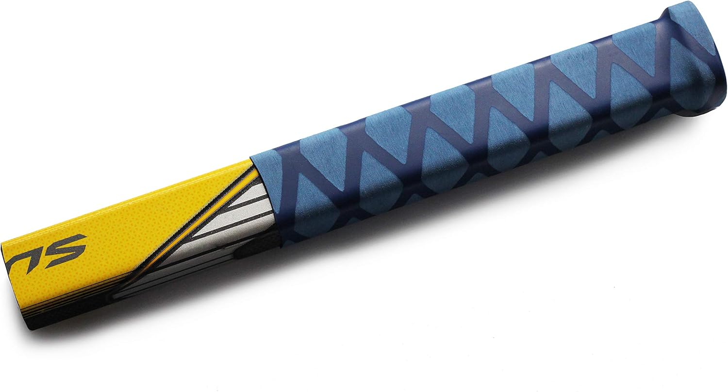Advanced Hockey Stick Grip - Better Grip for ice Hockey Sticks, one Size for Youth and Adult Stick, Great Alternative to Hockey Tape (Blue) : Sports & Outdoors