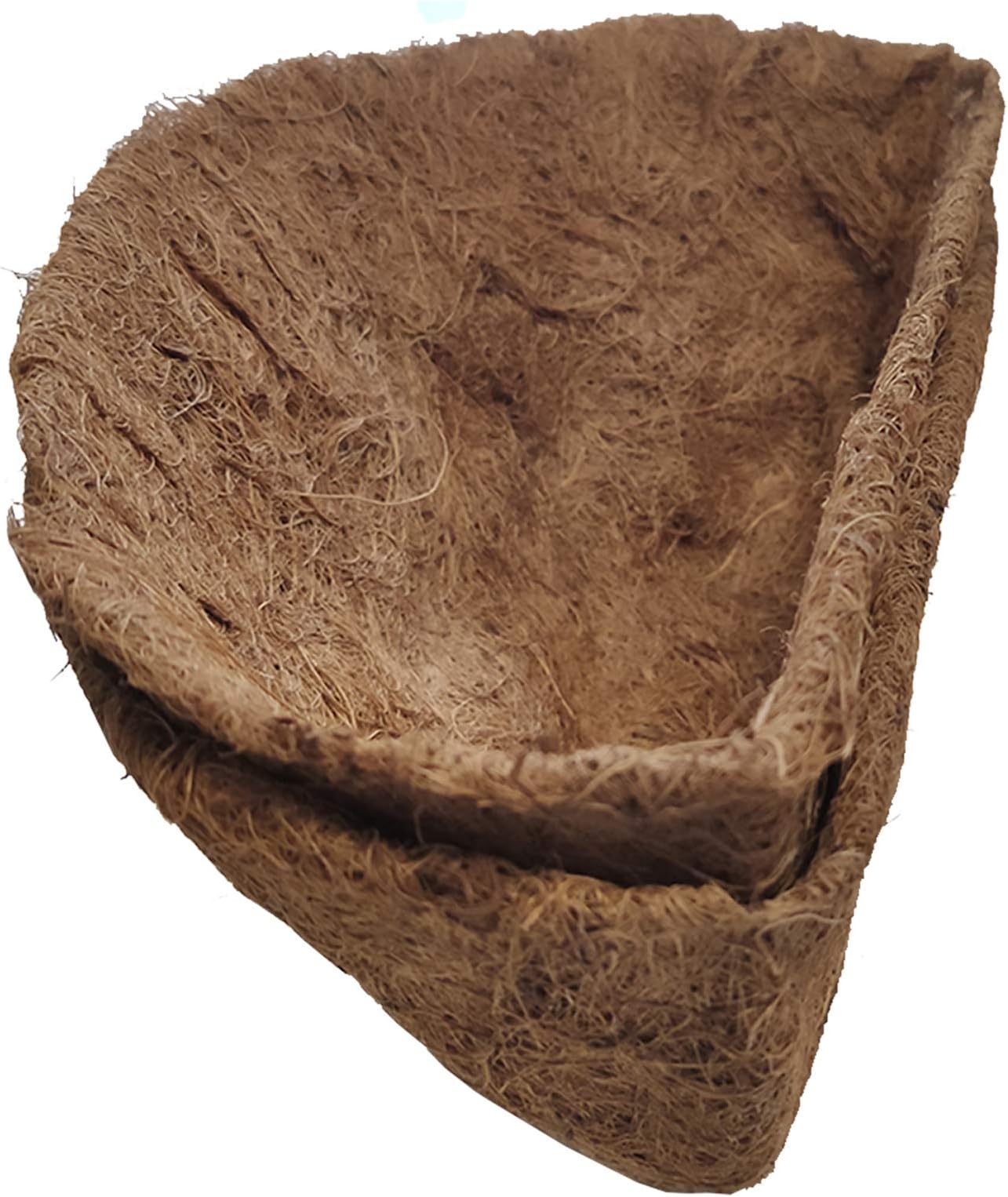 2PCS Half Round Coco Liners for Hanging Basket Planter, 10