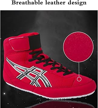 Zeihyeurus Zapatillas Boxeo Hombre,Zapatos De Lucha Libre para Hombre,Antideslizantes Zapatillas De Lucha Libre,Respirable Antideslizante,Ligero Antideslizante,para Artes Marciales2