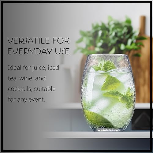 Vista 13 de Vasos Artland Iris, dobles y anticuados, color ámbar (4 unidades), Copa sin pie, Ambar