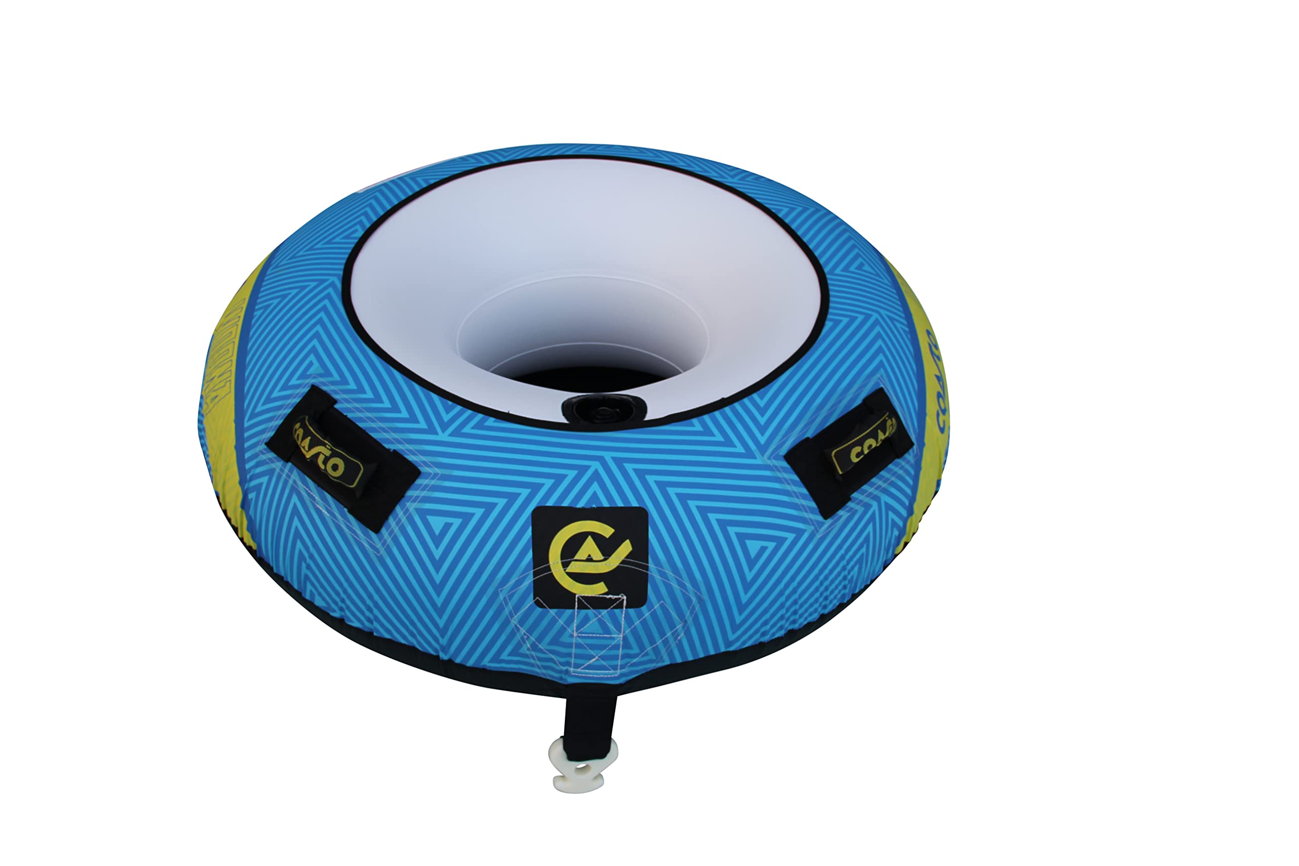 Brunelli COASTO WOONA 1 Personen Towable Tube Reifen Schleppring inkl. Funtube Leine Rope