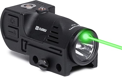 Firefly V5 - Combo de pistola láser con linterna láser  Compañía propiedad de veteranos de combate  Luz de flash táctica de 500 lúmenes con láser