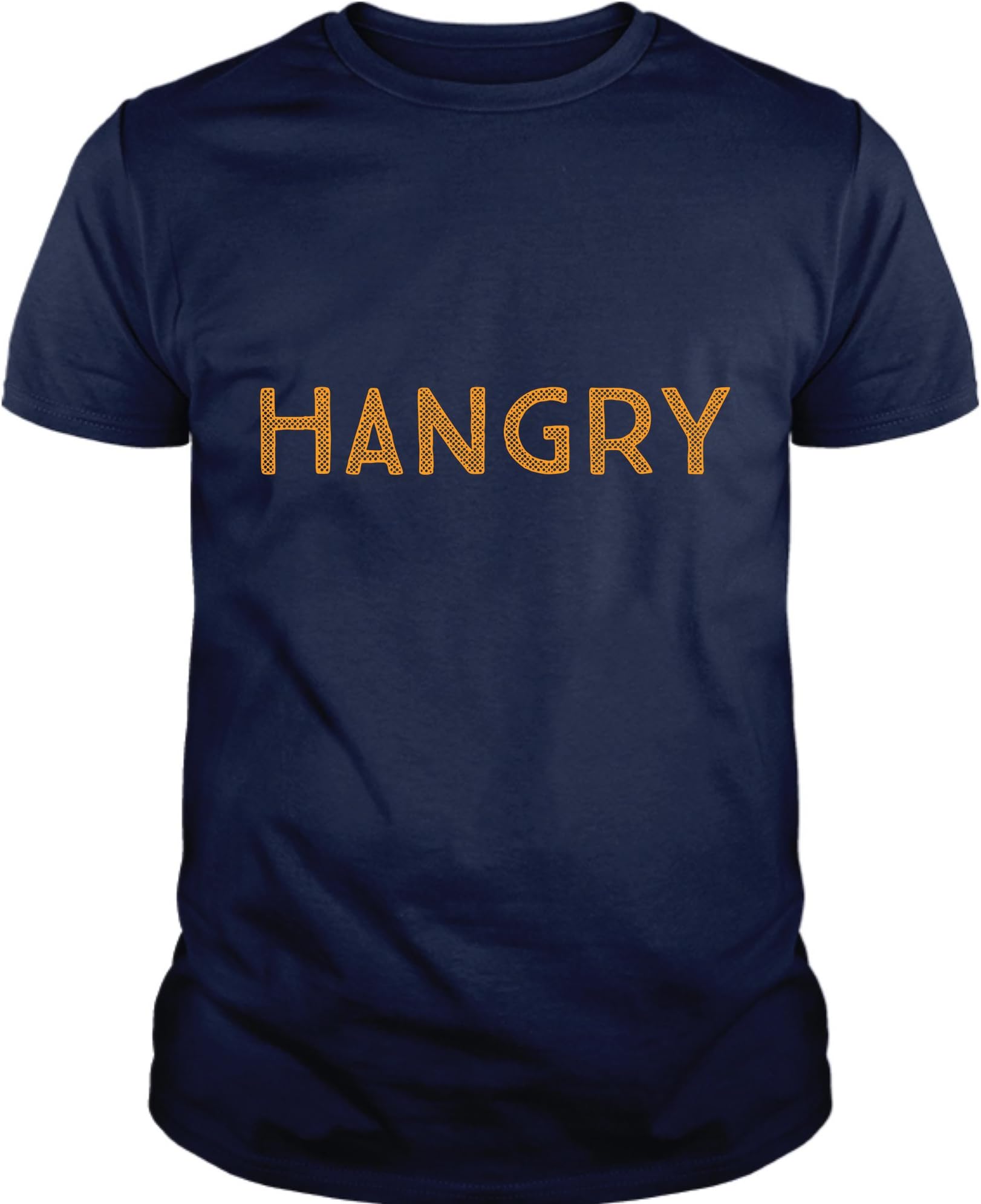 iARTidea Hangry Graphic Novelty Funny Cool Sarcastic T-Shirt for Adult Gift Idea (Navy, Small)