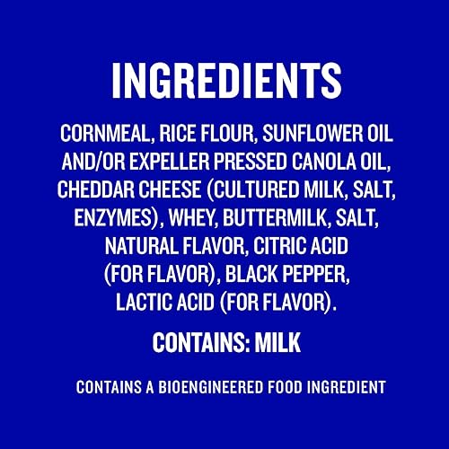 Miniatura 9 de Pirates Booty Soplados de queso cheddar blanco envejecido 24 unidades bolsas de 05 onzas sin gluten aperitivos saludables para niños