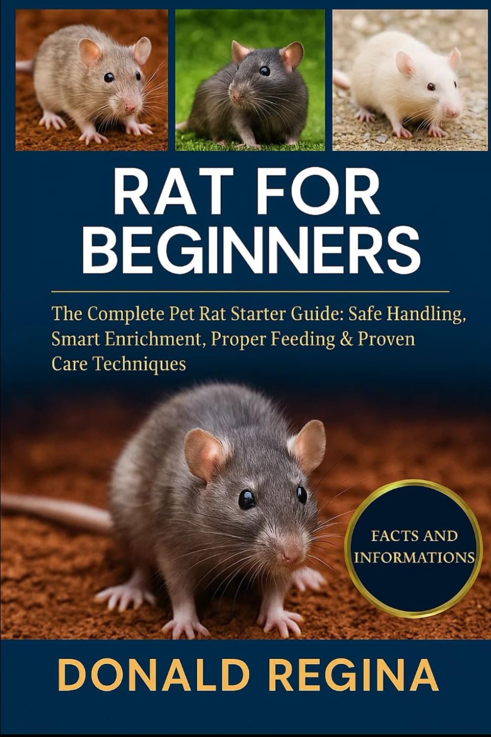 RAT FOR BEGINNERS: The Complete Pet Rat Starter Guide: Safe Handling, Smart Enrichment, Proper Feeding & Proven Care Techniques.