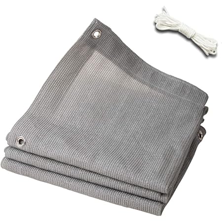 Sonnensegel 130x540cm Wasserdicht - 98% UV-Schutz, Hellgrau Für Terrasse, Garten & Camping