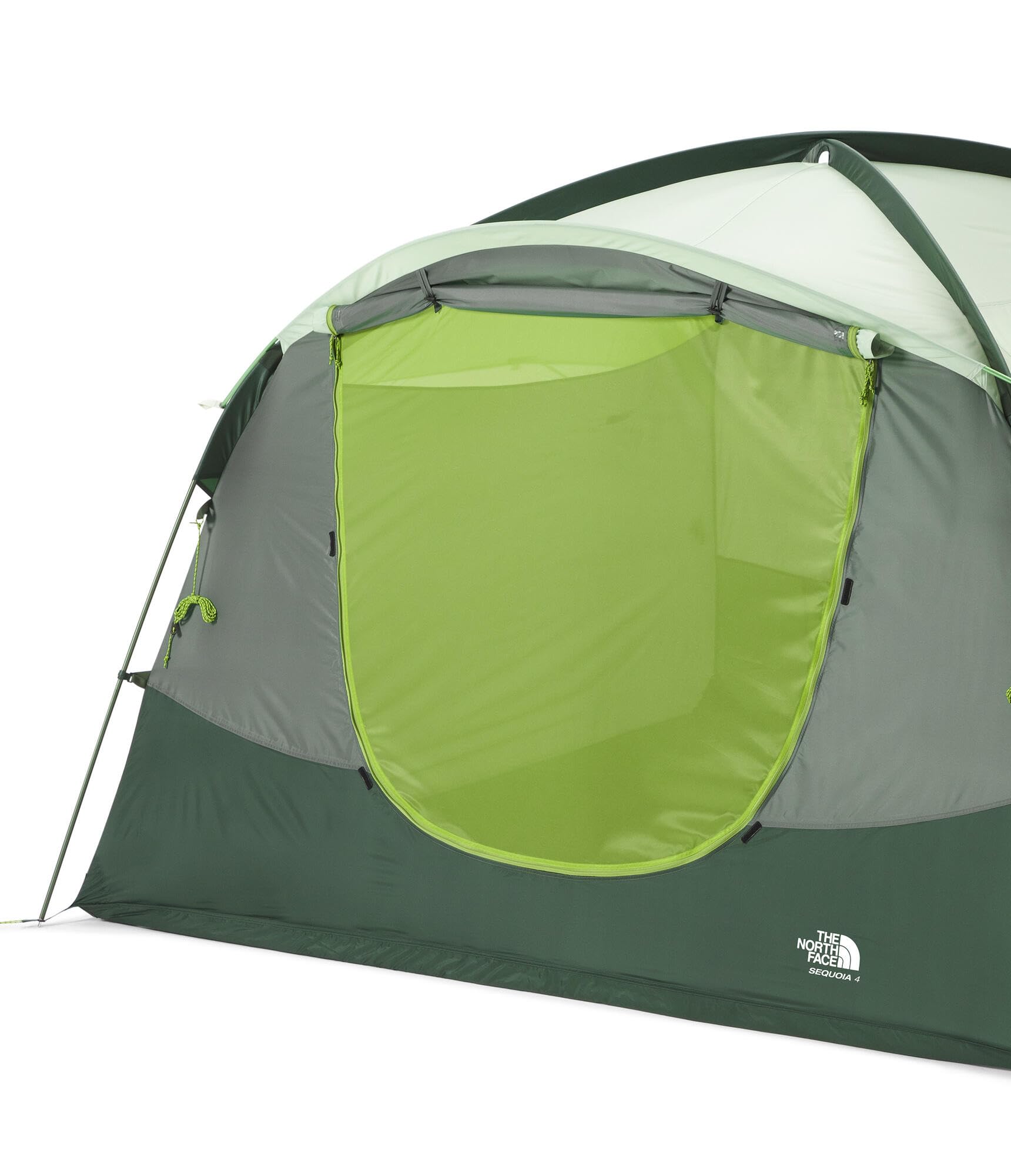 THE NORTH FACE Sequoia 4 WP 4-Person Camping Tent, Agave Grn, OSFA | Four-Person Waterproof Camping Tent, Spacious & Easy to Set Up, 2 Zipper Doors