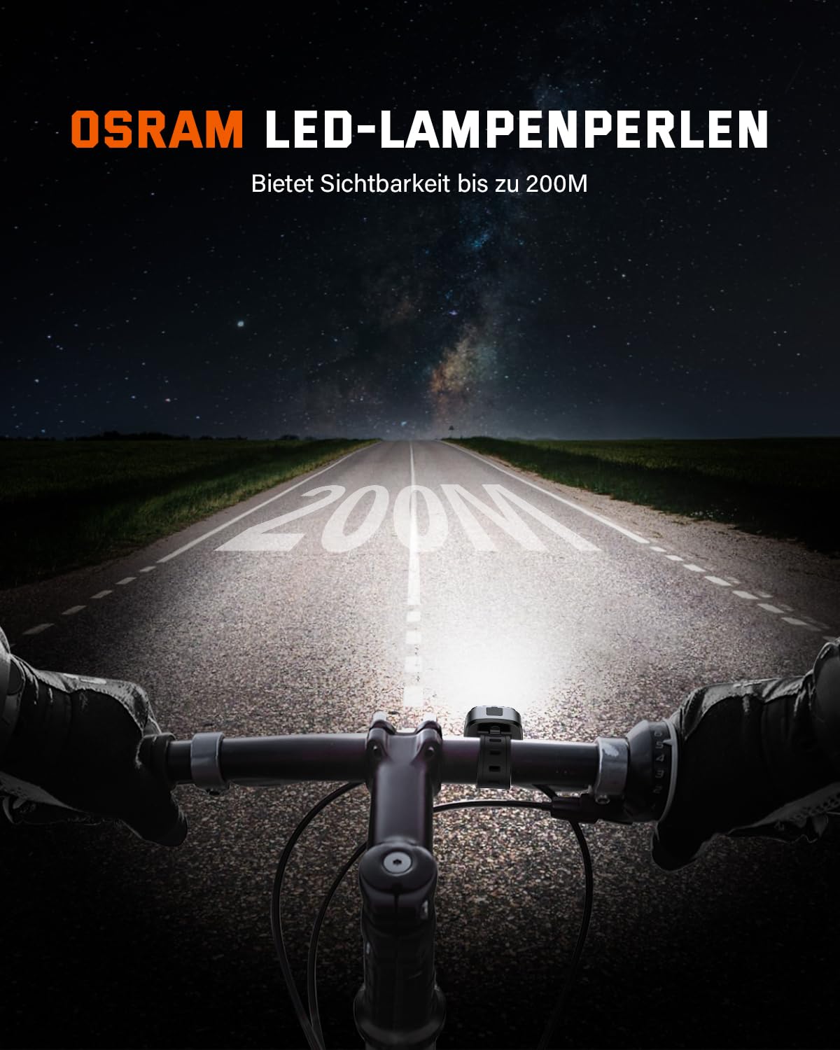 Zestaw oświetlenia rowerowego LED Apkezel, zestaw świateł rowerowych przednich i tylnych z homologacją StVZO, lampa rowerowa 600 mAh z możliwością ładowania przez USB, wodoodporne światła rowerowe IPX