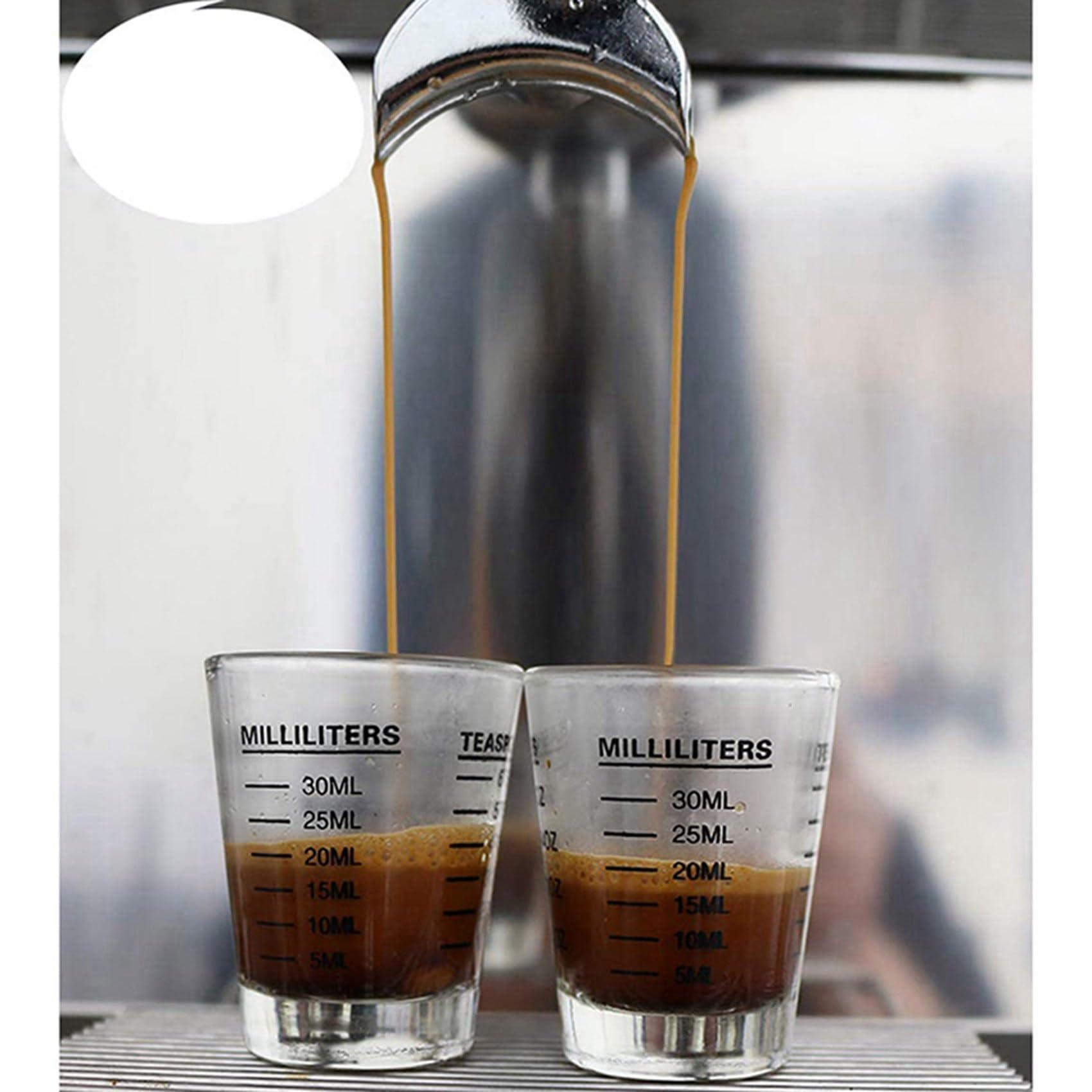 Lot de 18 verres à liqueur à expresso - Verre à vin lourd - 26 mesures incrémentales - 28,3 g, 6, 2 TB, 30 ml