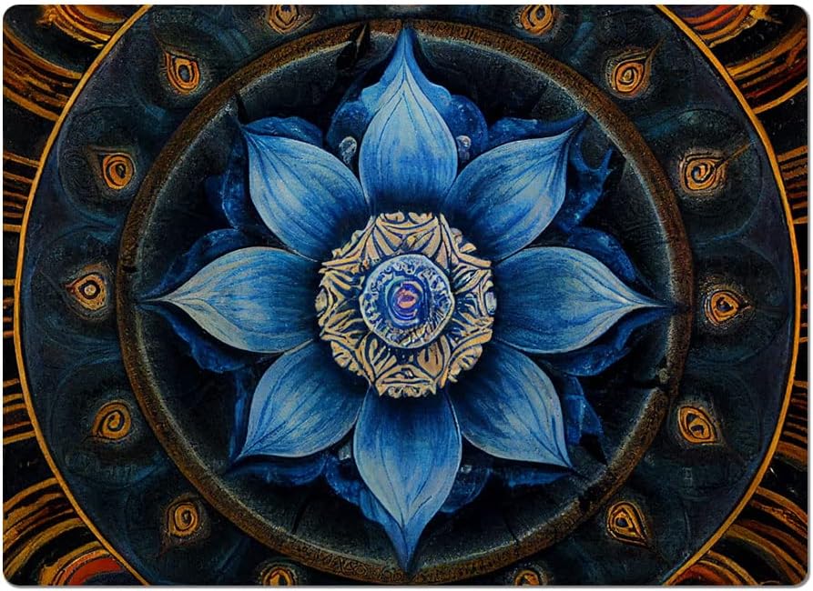 Beautiful Mandala Car Magnet 2 PCS - Lotus Car Magnet - Colorful Sticker