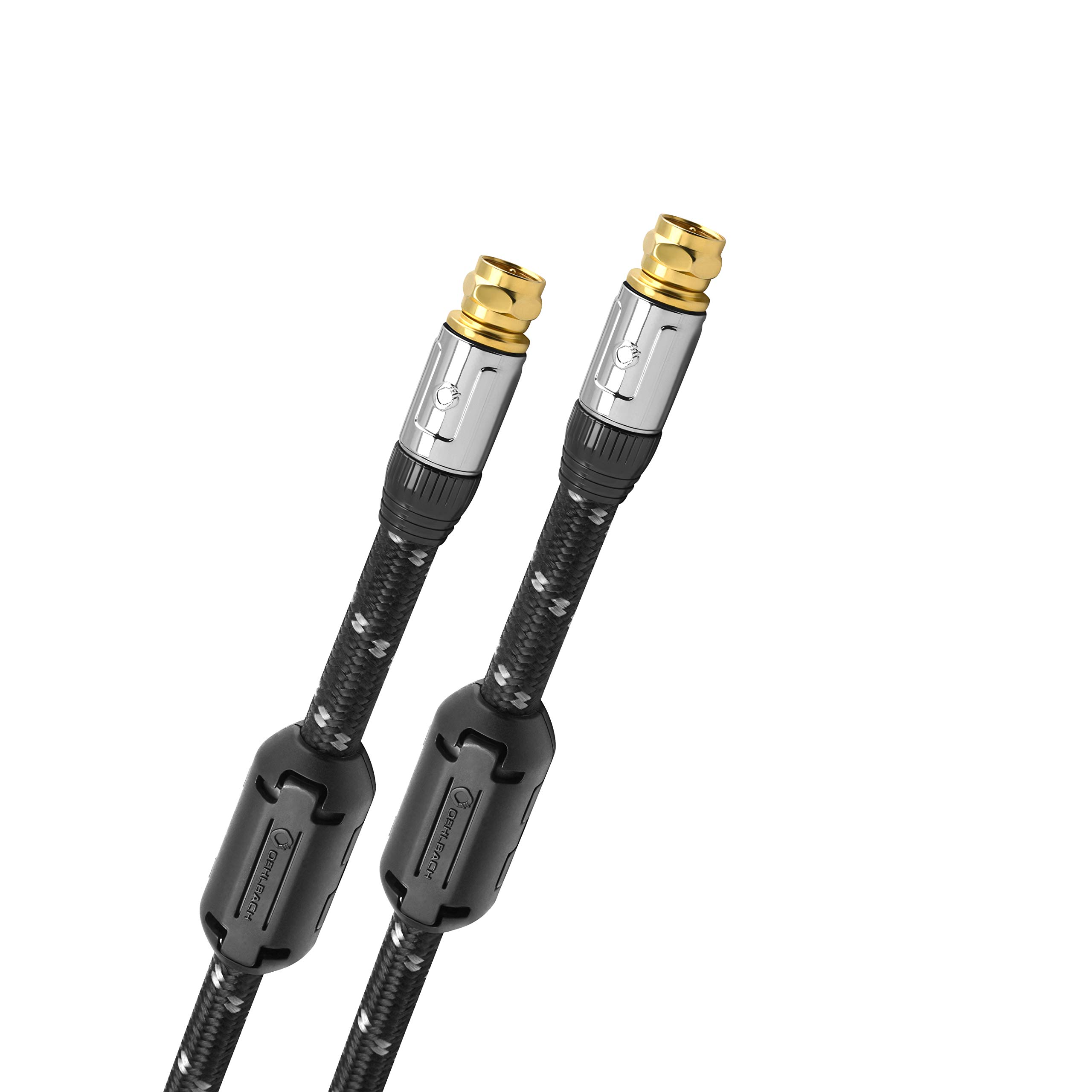 Cavo Coassiale Oehlbach XXL Ultra 2.2m - Trasmissione Segnale TV 4K UHD, Connettori Oro 24k - Foto 5