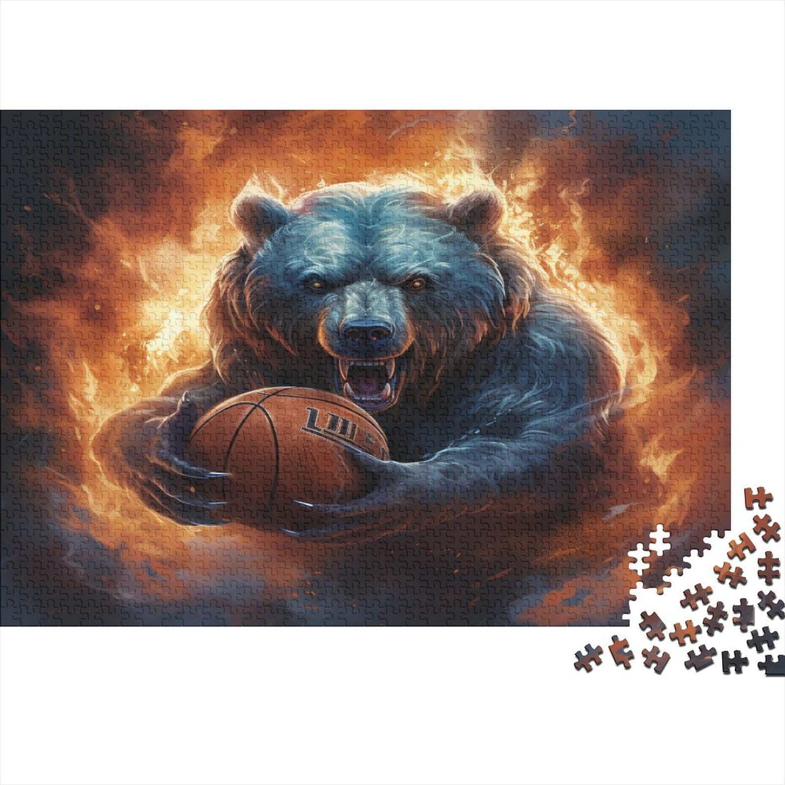 Puzzle, Bydło Dorośli Zabawa Śliczna Krowa Puzzle Gra Edukacyjna Zabawka Intelektualna Gra Zabawka Antystresowa/Style-1/1000Pcs (75X50Cm)