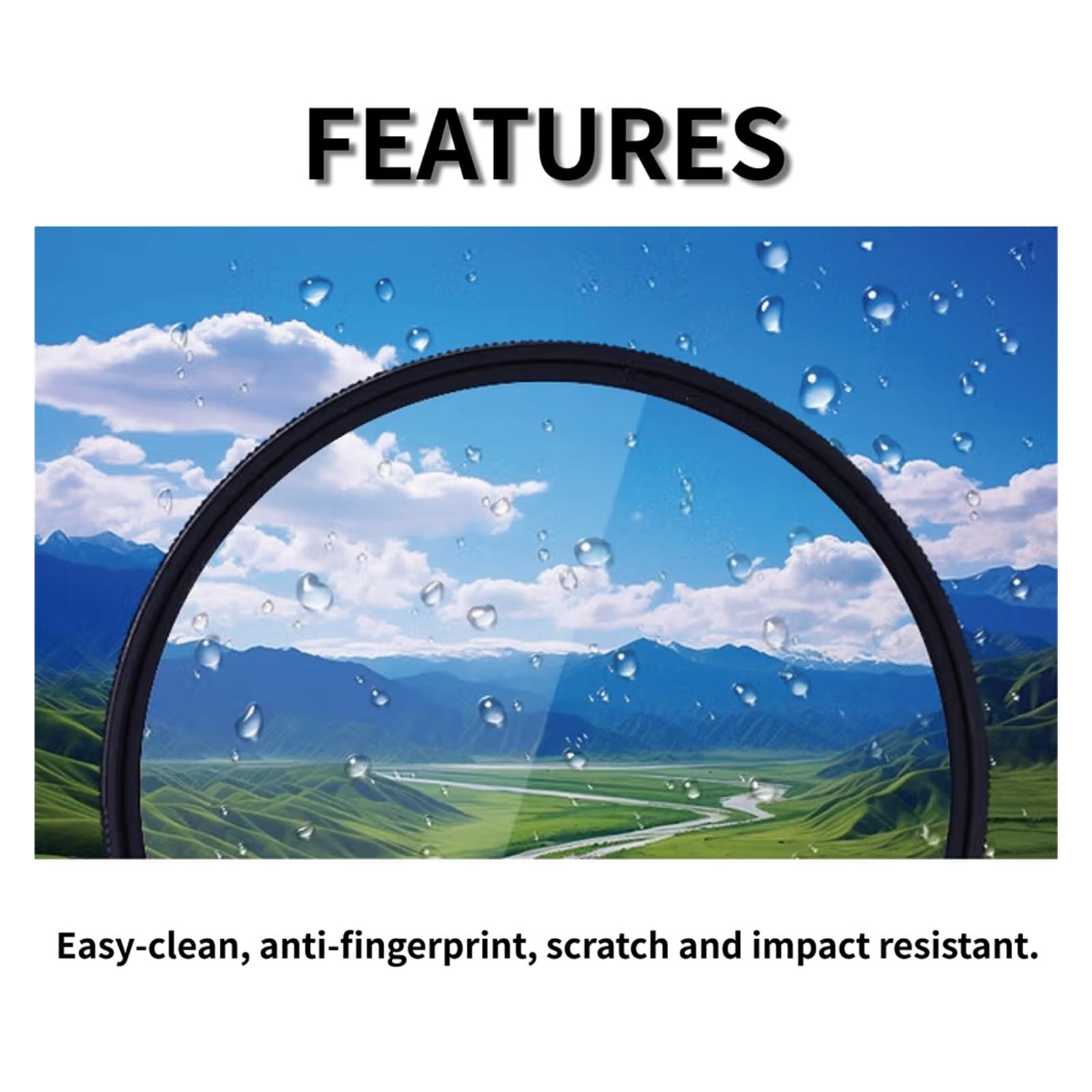 Filtro Obiettivo HD 49mm 52mm 55mm 58mm 62mm 67mm 72mm 77mm 82mm, Compatibile Con Cannon, Compatibile Con Nikon, Compatibile Con Sony, Filtro Obiettivo Fotocamera(82mm)