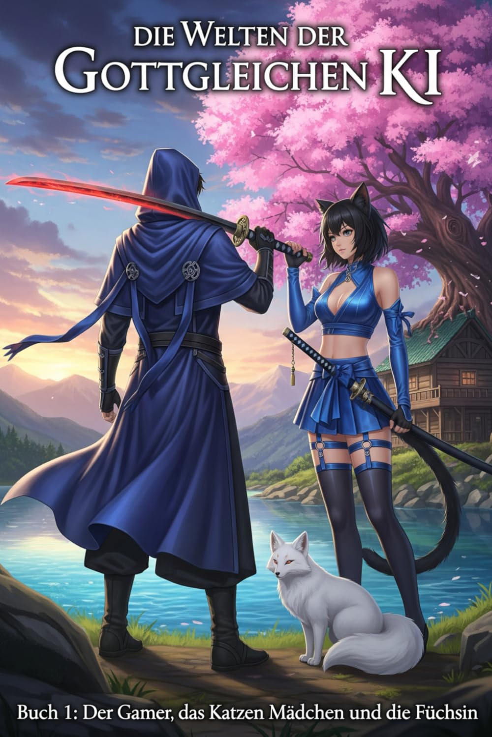 Die Welten der Gottgleichen KI - Buch 1 Der Gamer, das Katzen Mädchen und die Füchsin: Ein epischer Isekai LitRPG-Roman voller Magie, einer leidenschaftlichen Romanze und einer Göttin ohne Grenzen.