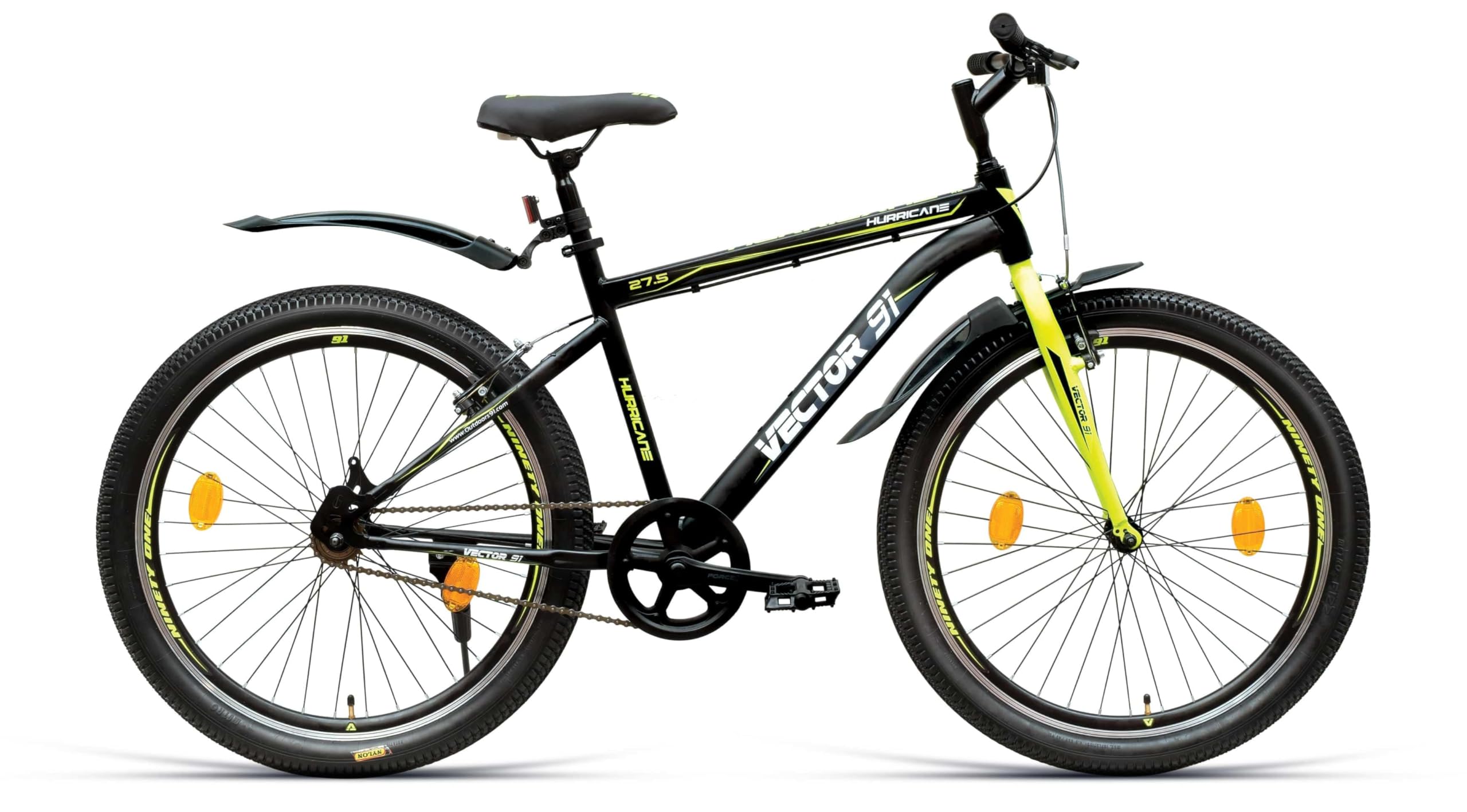 Ninety one Cycle Hurricane in 27.5" Wheel Size with Dual Wall Alloy Rims with Trendy Sports Looks for 13+ Age Group