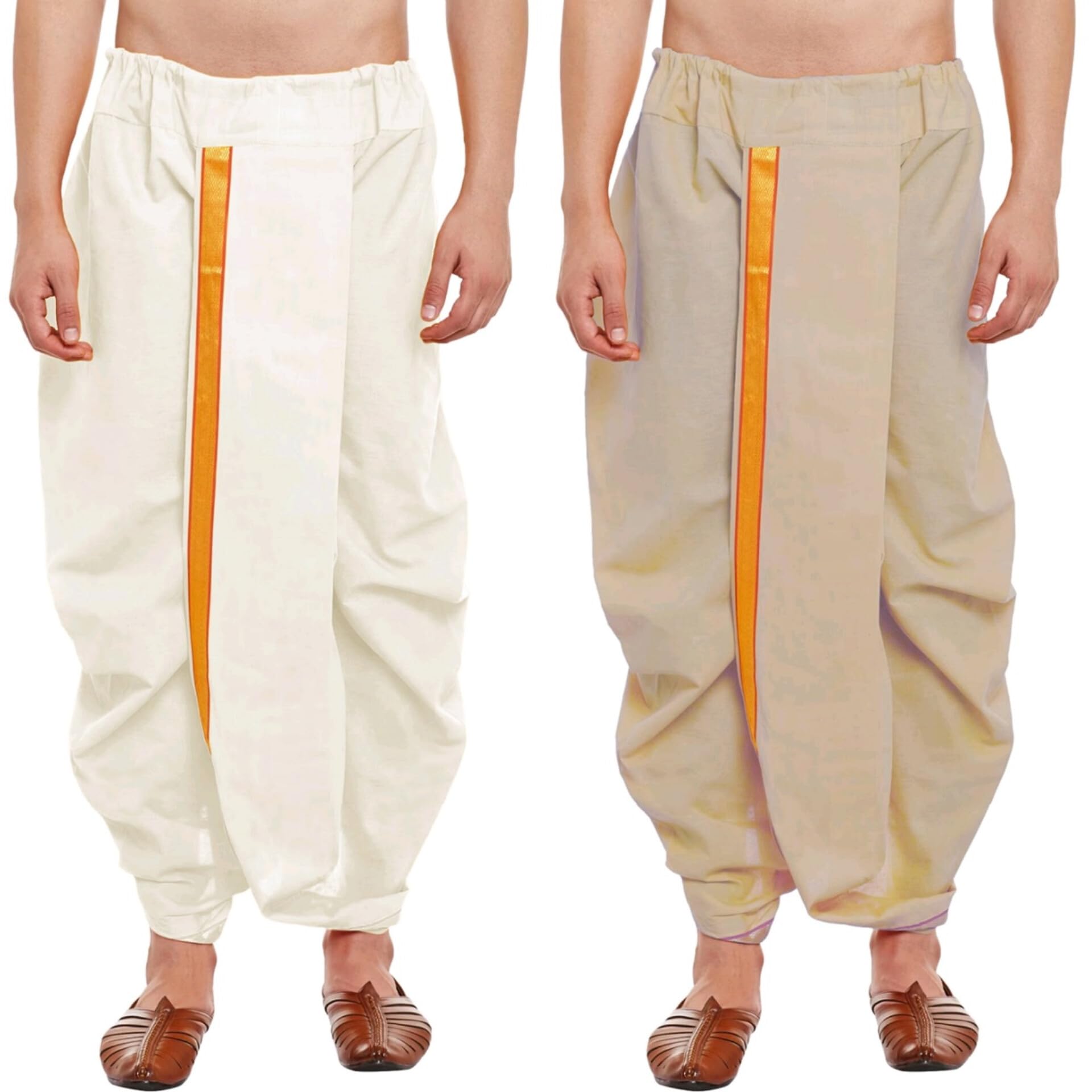 crystal revenue Ready to Wear Mahraj Dhoti for men (Elastic Readymade Dhoti Pant)-picture-27