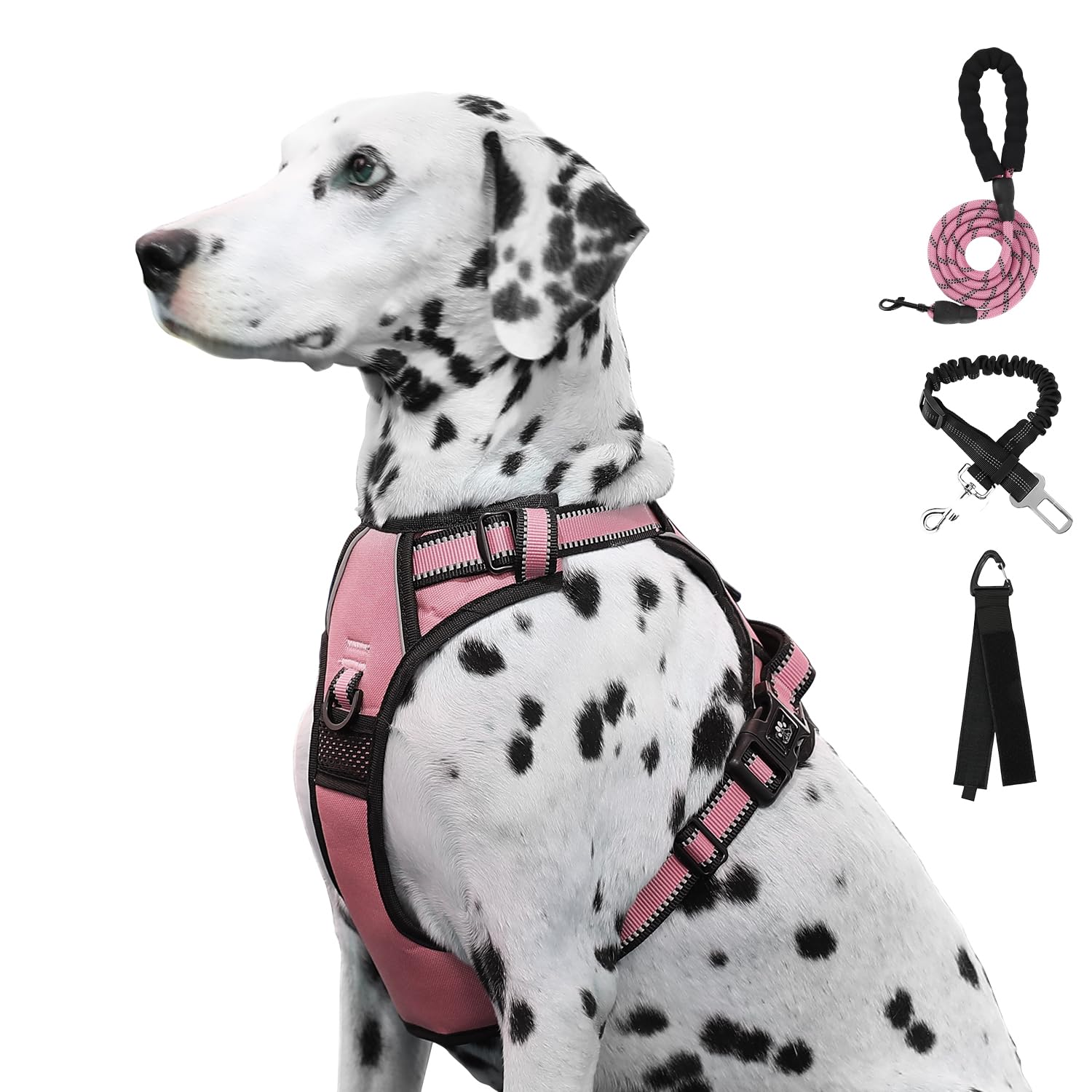 FURRYFECTION No-Pull Dog Harness Medium Dogs, Pink - Image 2