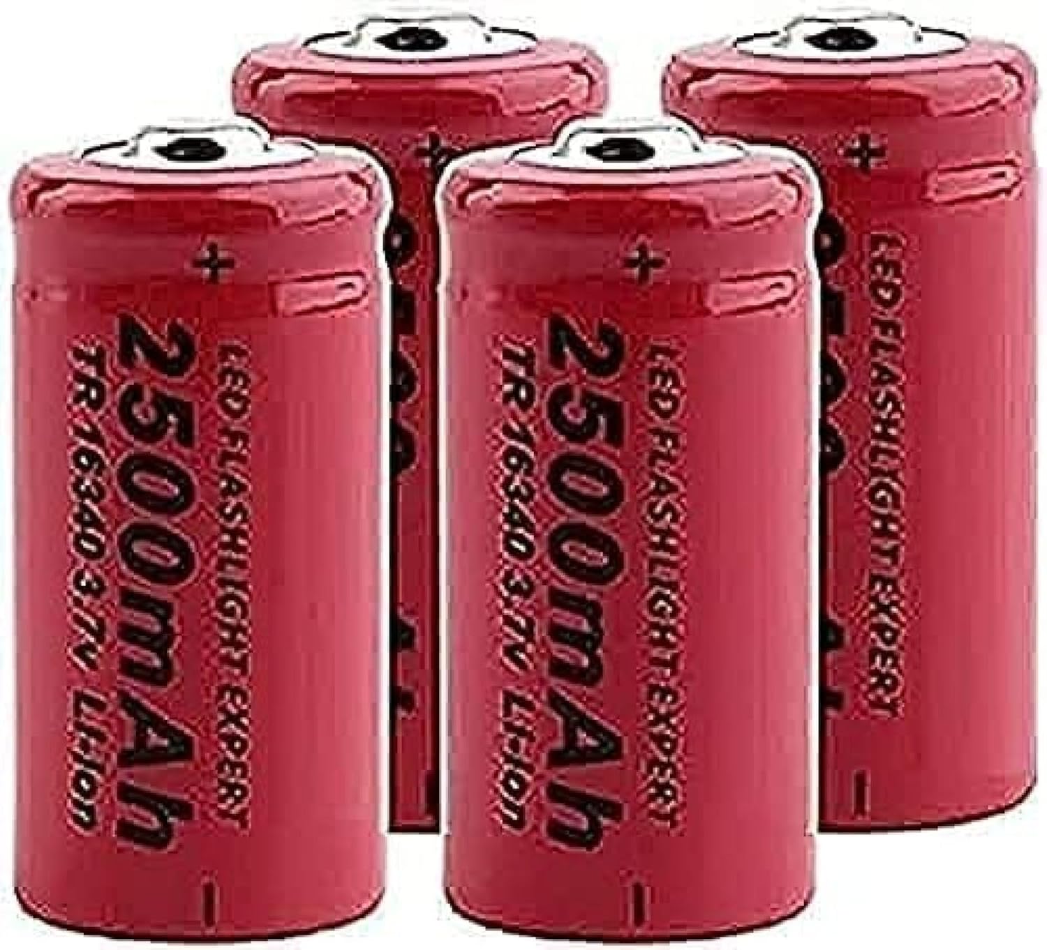 RIGD Aa Lithium Batteries High Capacit 3.7V 2500Mah 16340