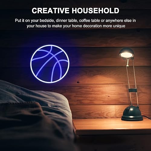 Miniatura 7 de Baloncesto modelado lámpara remates para lámparas LED lámparas de neón lámpara adorno neón signos de neón baloncesto neón signo de neón lámpara