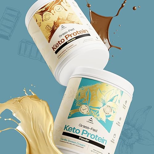 Miniatura 6 de LevelUp - Polvo de proteína de colágeno alimentado con hierba aceite C8 MCT aislado de proteína de suero de leche mantequilla irlandesa suplemento