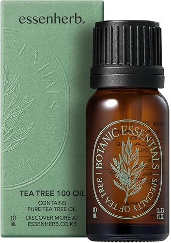 Aceite de árbol de té 100 | Vegano | para pieles propensas al acné y con problemas | Alta concentración de 100% aceite, cuidado de la piel coreano