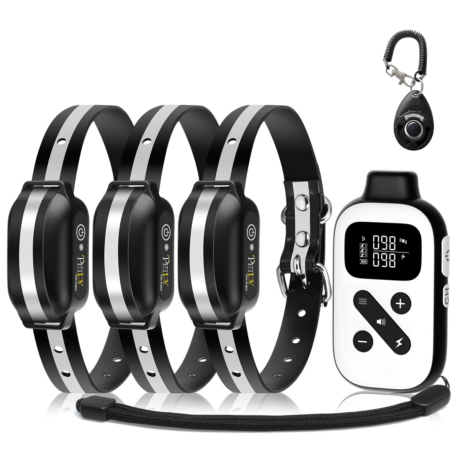 PetJoy Automatic Bark Shock Collar Combo