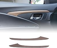Vista 9 de 2 piezas de tira decorativa interior para puerta delantera para Honda Pilot 2016 2017 2018 2019 2020 2021 2022, protector de pegatina para panel
