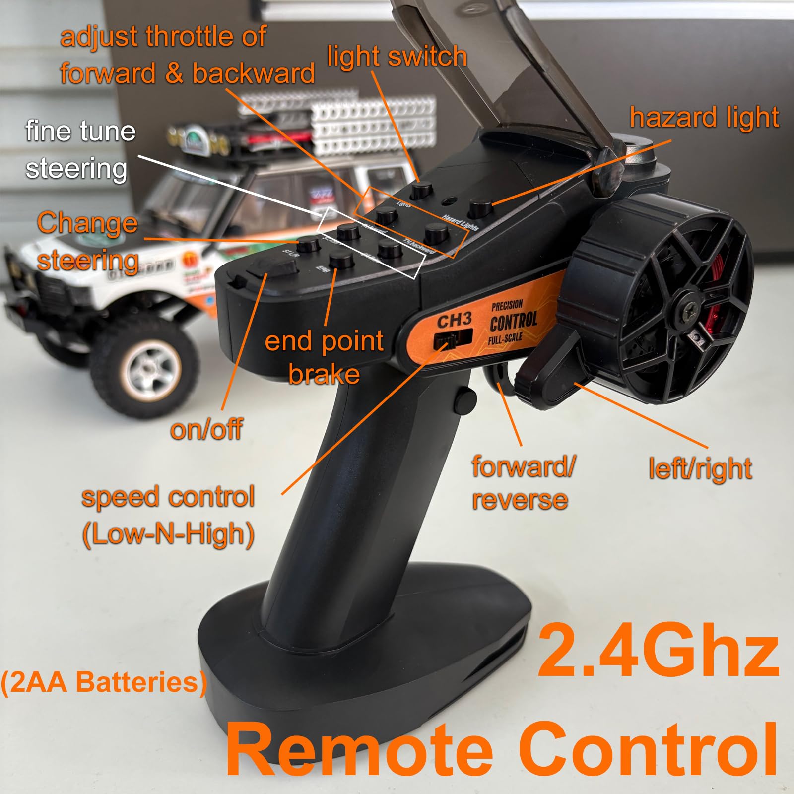 Amazon.com: YUCT JXC LR1801 1/18 Scale 4WD Off Road RC Crawler