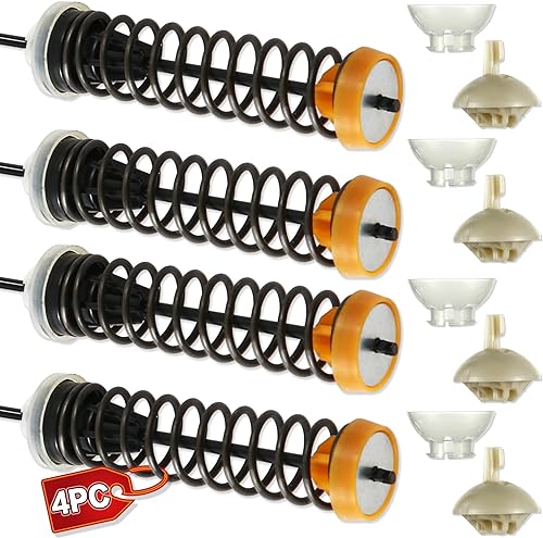 Paquete de 4 varillas de suspensión W11130359, 26 pulgadas, compatibles con lavadora Whirl-pool May-tag Top Loader para 7MWTW7000EW0 7MWTW7300EW0