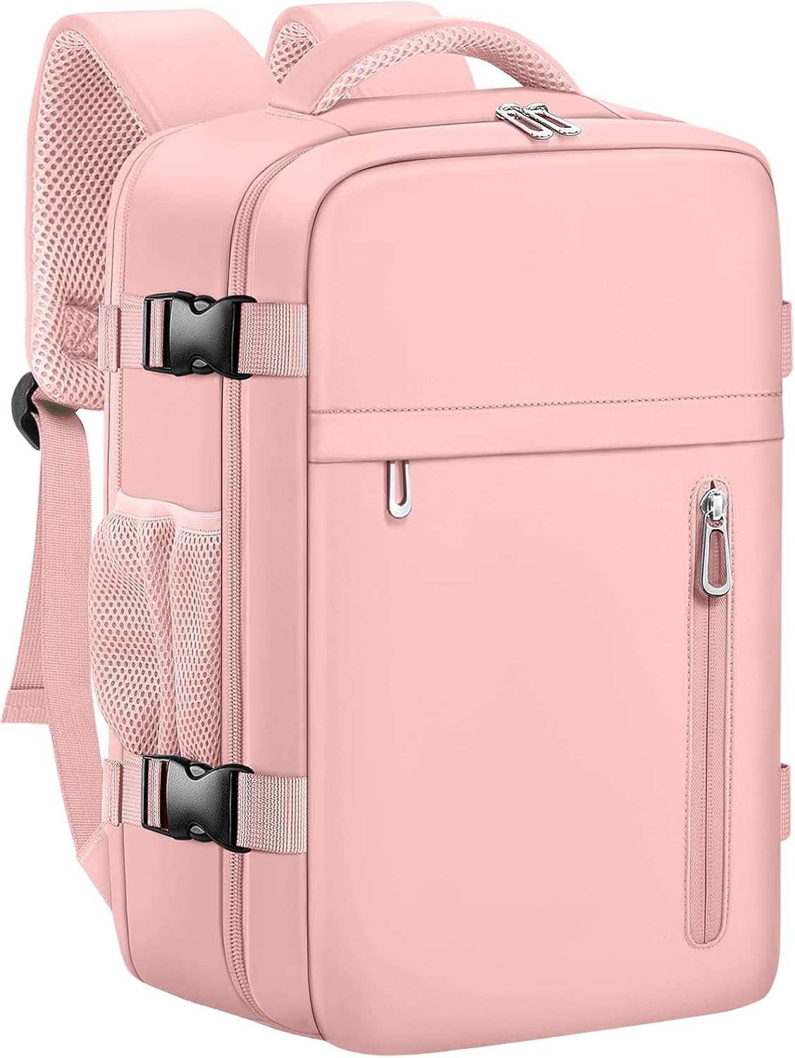 OTAHGK Cabin Luggage 40 x 20 x 25 for Ryanair, Travel Backpack Hand Luggage Airplane Handbag Under Seat Suitcase Casual School Office Laptop Bag, Pink, Casual