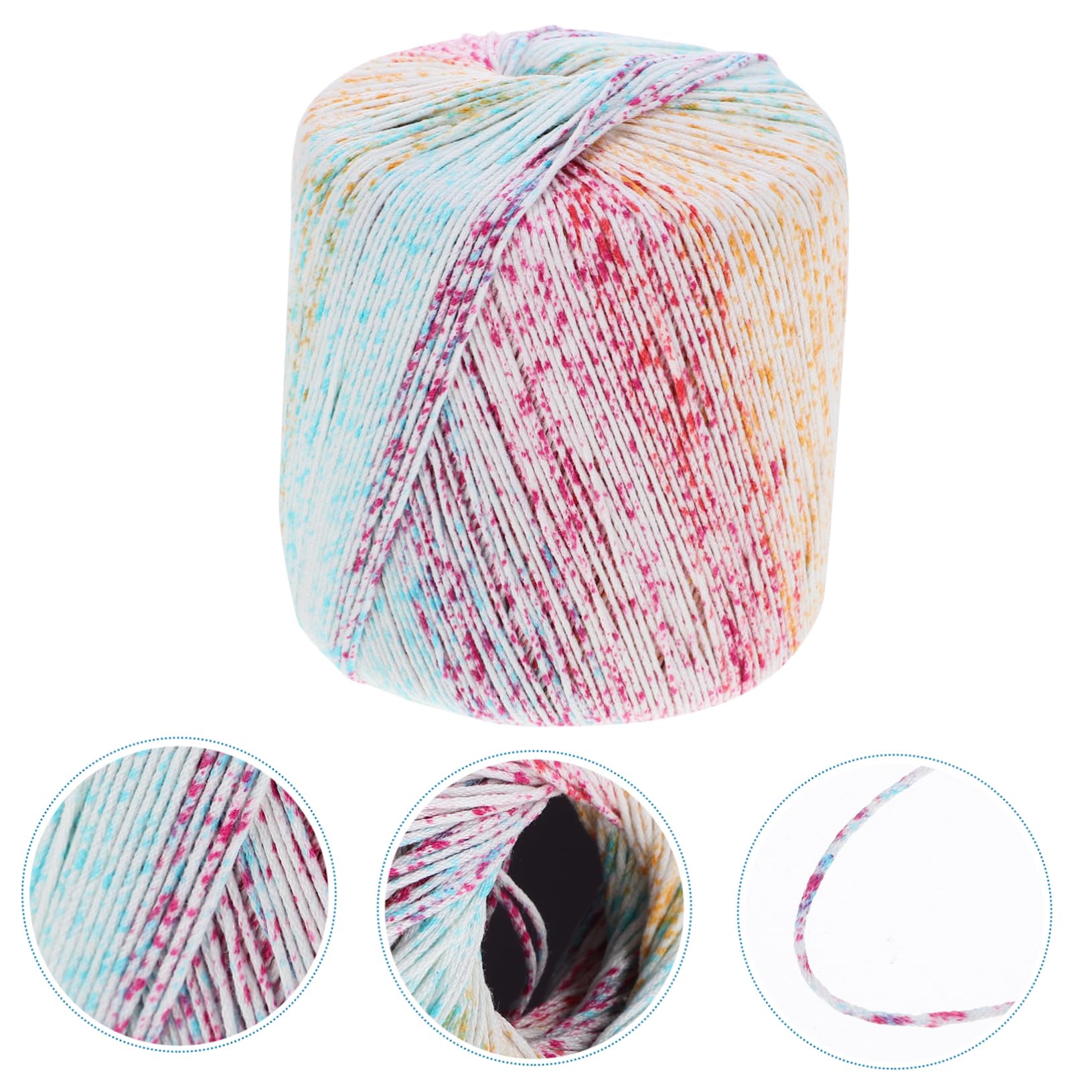 Tissting Gomitoli di Cotone per Uncinetto, Morbido e Caldo Filato di Cotone, 12 Colori, per Maglieria, Sciarpe, Scialli, Maglioni, Cappelli, per Bambini