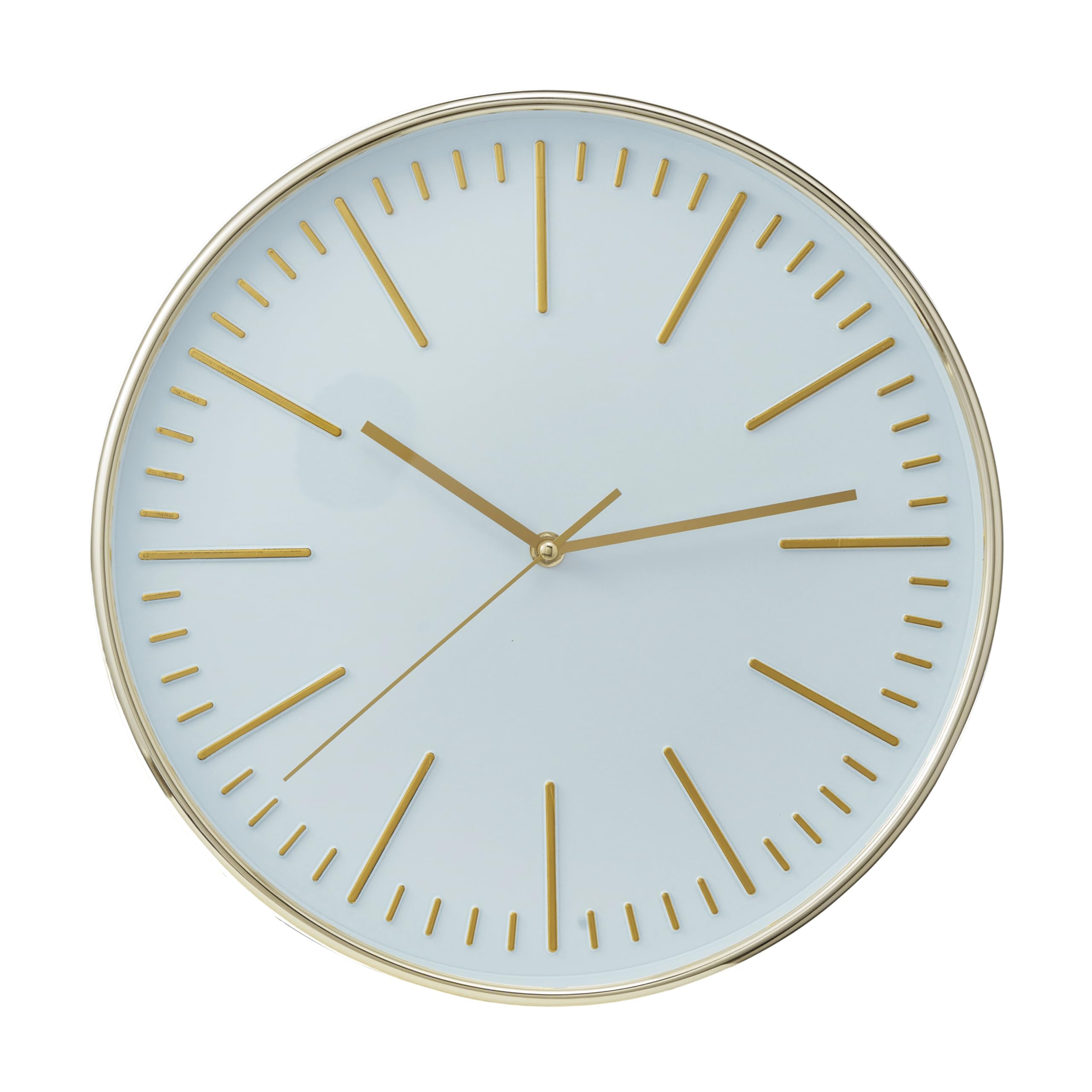 Amazon.com: Bloomingville Minimalist Aura Wall Clock, White and