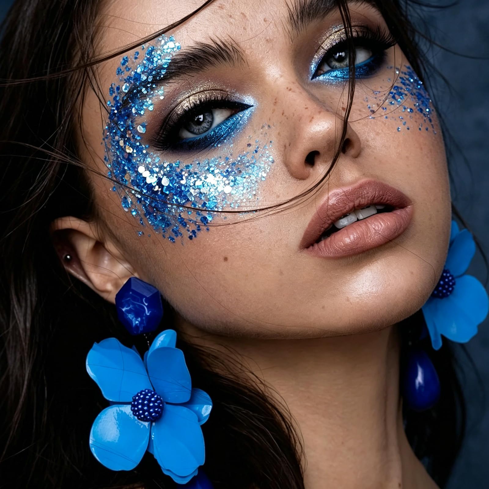 10 colores de gel de maquillaje con purpurina para cantantes, conciertos, discoteca, Navidad, festival, rave, lentejuelas gruesas, gel de sirena para mujer