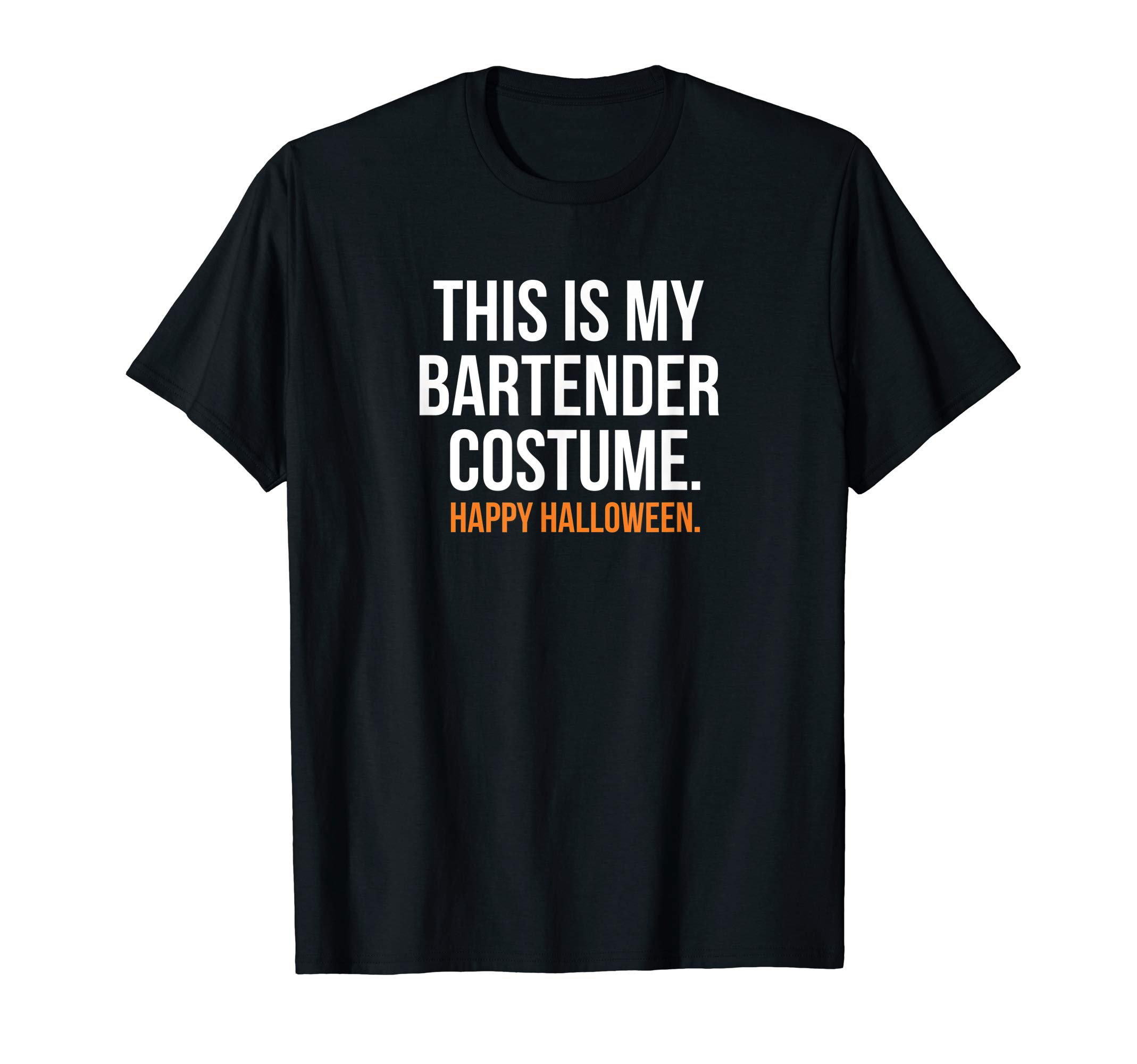 This is my Costume TopThis Is My Bartender Costume Funny Halloween T-Shirt