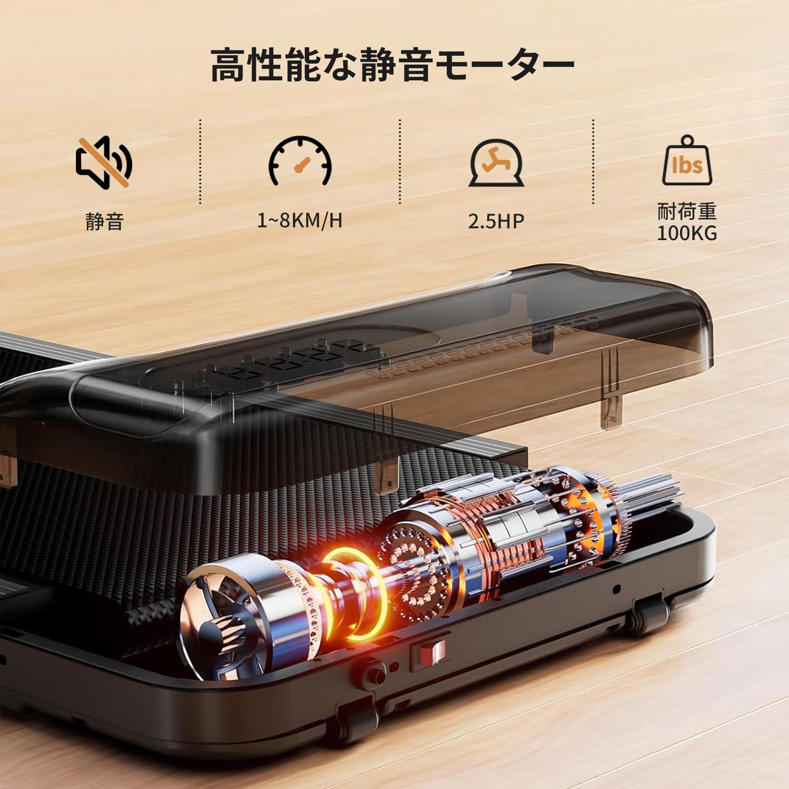 Amazon | Yumcute ランニングマシン ルームランナー 電動 【2025最新